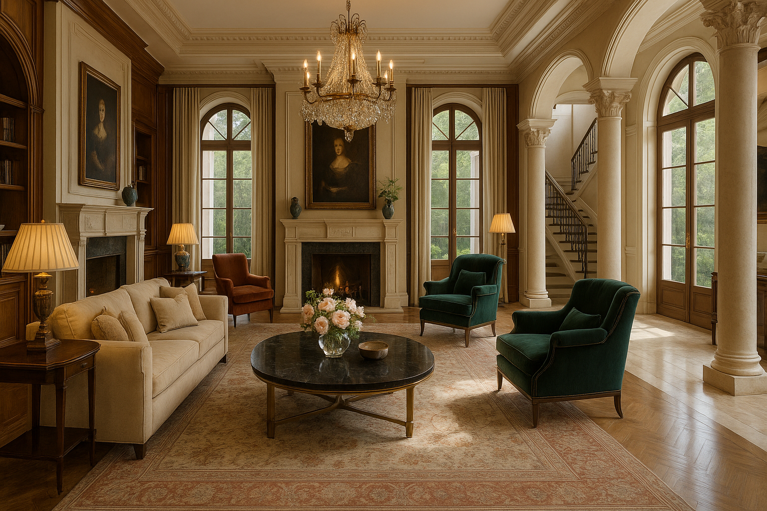 Luxe villa interieur